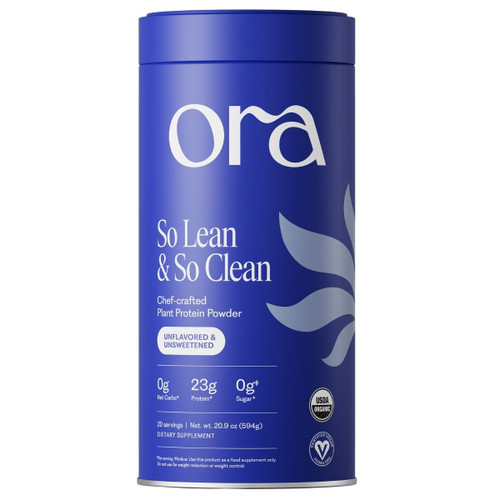 Organic Chef-crafted Plant Protein Powder (So Lean & So Clean) - Unsweetened & Unflavored 594g