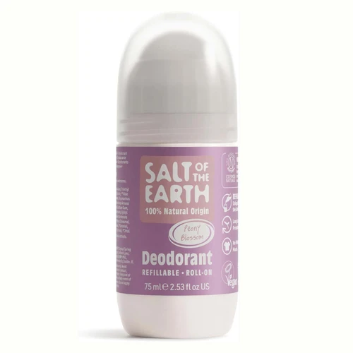 Natural Refillable Roll-On Deodorant Peony Blossom 75ml