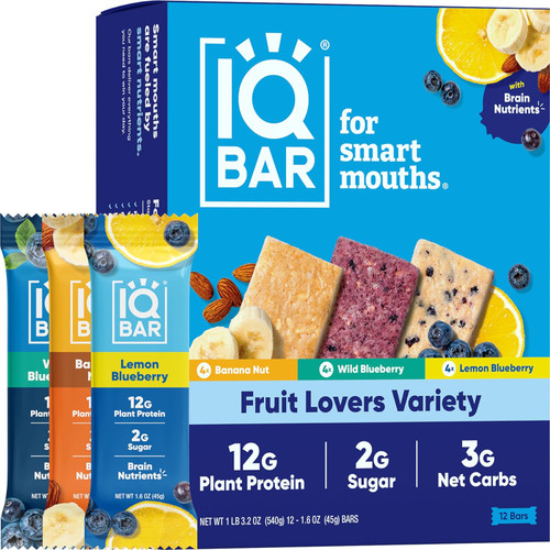 Plant Protein Bar - Fruit Lovers Variety 12 x 45g