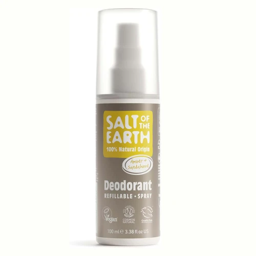Natural Deodorant Spray Amber & Sandalwood 100ml