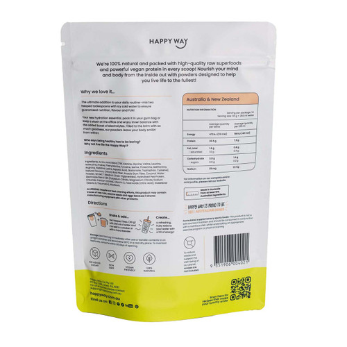 Vegan Protein Water Powder - Apple Peach 420g