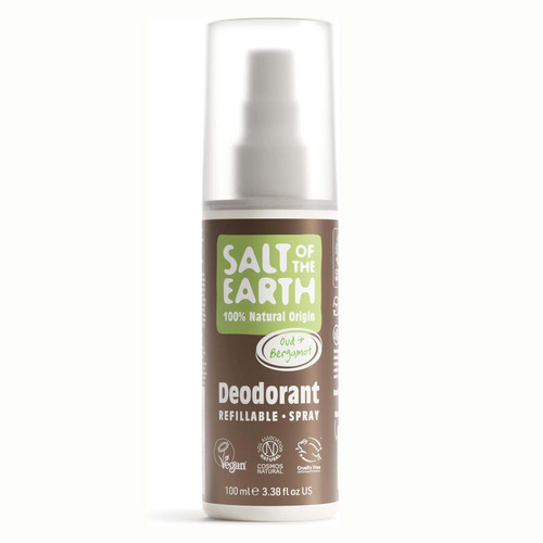Natural Deodorant Spray Oud & Bergamot 100ml