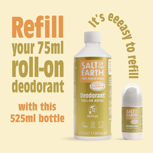 Natural Deodorant Roll-On Refill Neroli & Orange Blossom 525ml