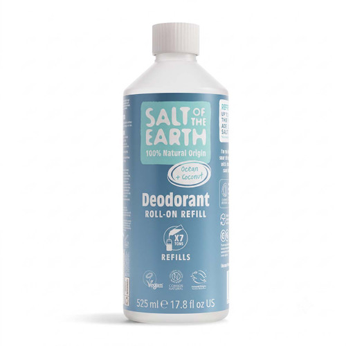 Natural Deodorant Roll-On Refill Ocean & Coconut 525ml