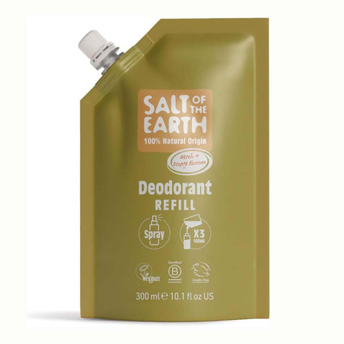 Natural Deodorant Spray Refill Pouch Neroli & Orange Blossom 300ml