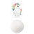 Mythical Prancing Unicorn Konjac Face Sponge & Hook - 100% Pure Konjac