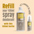 Natural Deodorant Spray Amber & Sandalwood 100ml