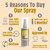 Natural Deodorant Spray Amber & Sandalwood 100ml