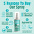 Natural Foot Deodorant Spray Peppermint & Tea Tree 100ml