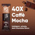 IQJoe Instant Coffee Packets With Adaptogens - Caffè Mocha 40 Sticks