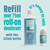 Natural Refillable Deodorant Roll-On Ocean & Coconut 75ml