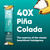 IQMix Sugar Free Electrolytes Powder Packets - Piña Colada 40 Sticks