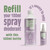 Natural Deodorant Spray Refill Clary Sage & Mint 500ml