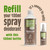 Natural Deodorant Spray Refill Oud & Bergamot 500ml