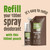 Natural Deodorant Spray Refill Pouch Oud & Bergamot 300ml