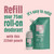 Natural Deodorant Roll-On Refill Pouch Melon & Cucumber 75ml