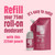 Natural Deodorant Roll-On Refill Pouch Fresh Strawberry 225ml