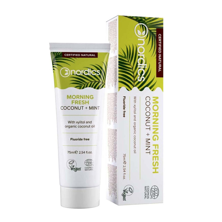 Natural Toothpaste Morning Fresh Coconut + Mint 75ml