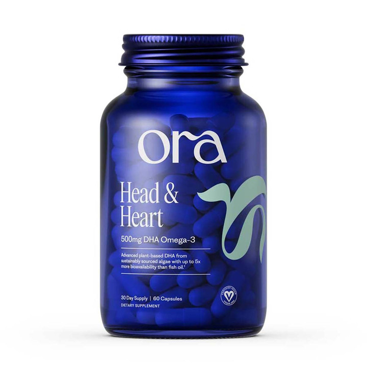 Plant-Based DHA Omega-3 Supplement (Head & Heart) 60 capsules
