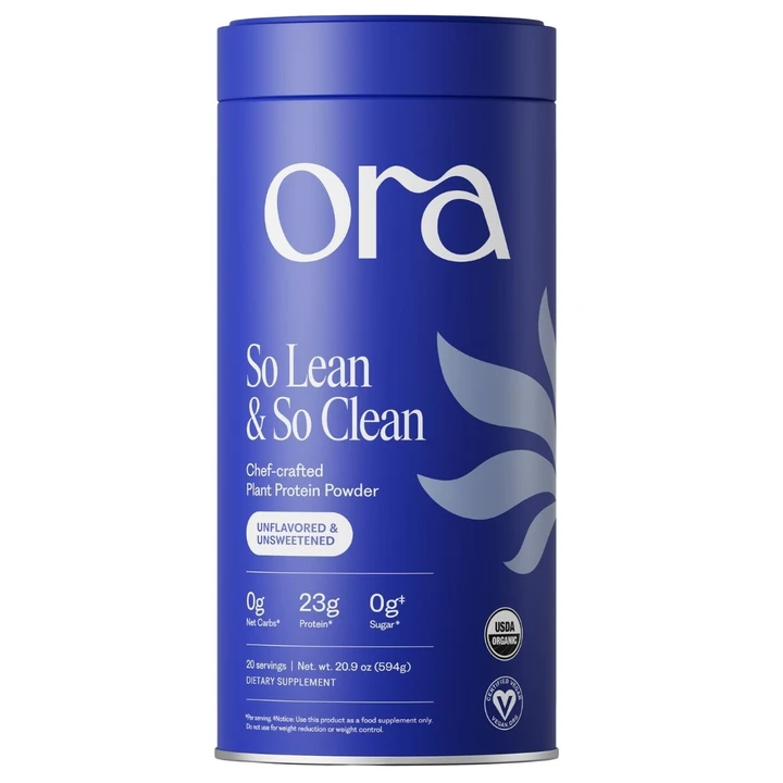 Organic Chef-crafted Plant Protein Powder (So Lean & So Clean) - Unsweetened & Unflavored 594g