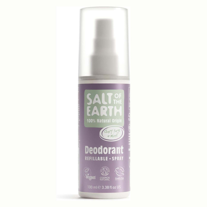 Natural Deodorant Spray Clary Sage & Mint 100ml