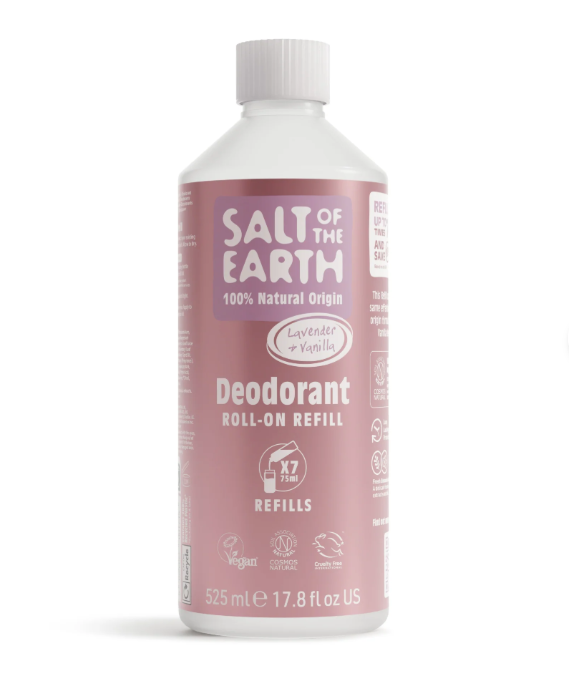 Natural Deodorant Roll-On Refill Lavender & Vanilla 525ml