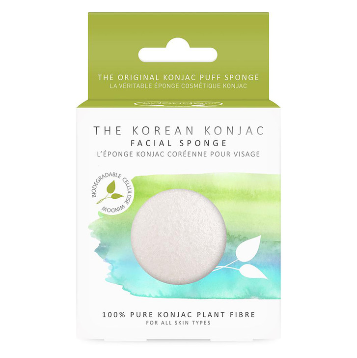 100% Pure Konjac Premium Facial Puff Sponge