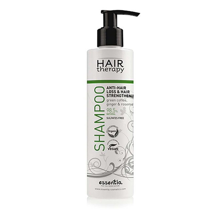 Hair Therapy Anti-Hair Loss & Hair Strengthening Shampoo - Green Coffee, Ginger & Rosemary 250ml