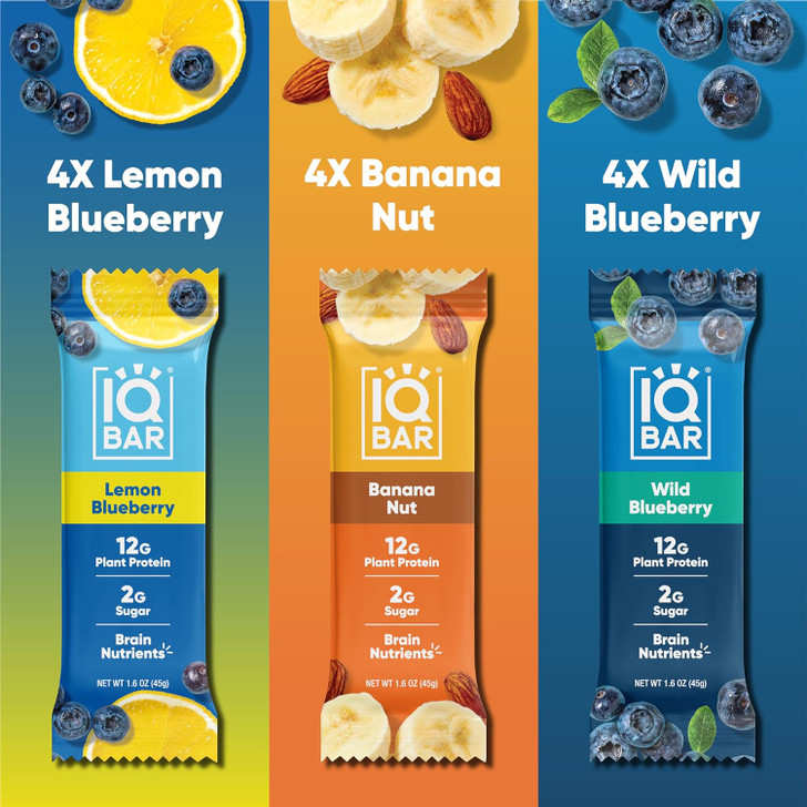 Plant Protein Bar - Fruit Lovers Variety 12 x 45g