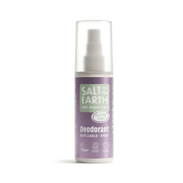 Natural Deodorant Spray Clary Sage & Mint 100ml