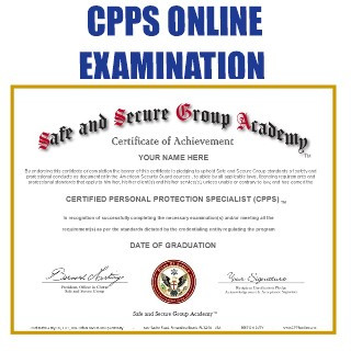 CERTIFIED PERSONAL PROTECTION SPECIALIST (CPPS) EXAMINATION