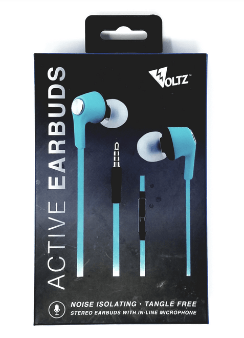 Voltz Active Earbuds - Blue