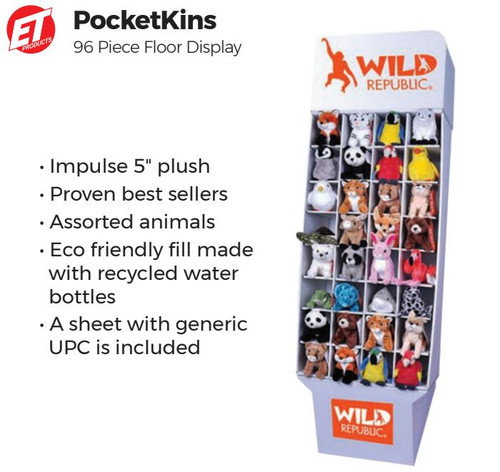 PocketKins 96ct Floor Display