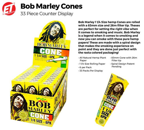 Bob Marley Cones 33pc