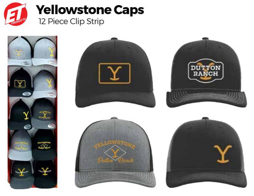Yellowstone Caps 12pc