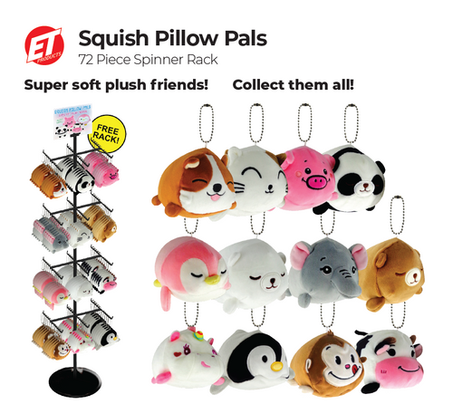 Squish Pillow Pals 72pc