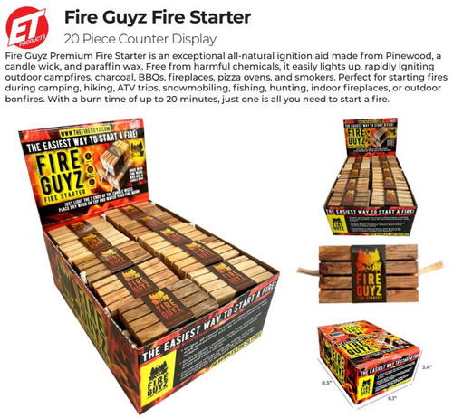 Fire Guyz Fire Starter 20ct