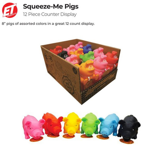 Squeeze Me Pigs 12ct