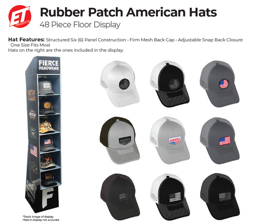 Rubber Patch American Hats