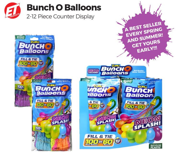 Bunch O Ballons Counter Display - 24 ct
