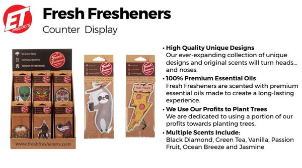 Fresh Fresheners 72ct Counter Display