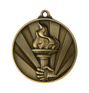 1076-35: Sunrise Medal-Victory Torch