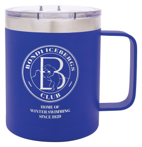 Blue Double Wall Mug with Handle 400ml Blue Double Wall Mug with Handle 400ml
