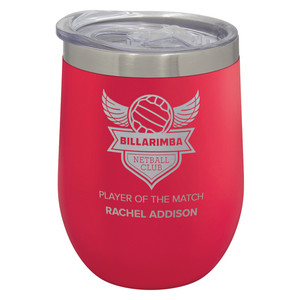 LSW101 : Pink Wine Tumbler 350ml