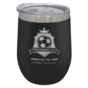 LSW107 : Black Wine Tumbler 350ml
