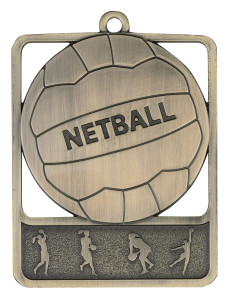 MR911 - Netball Medal Rosetta MR911 - Netball Medal Rosetta
