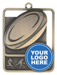 MR813 - Rugby Medal Rosetta Option MR813 - Rugby Medal Rosetta Option