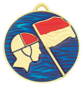 Lifesaving Medal Painted Gold Lifesaving Medal Painted Gold