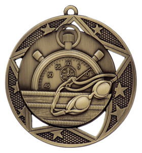 MQ902 : Swimming Galaxy Medal 70mm MQ902 : Swimming Galaxy Medal 70mm
