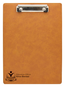 Leatherette Clipboard Rawhide – Double Sided Leatherette Clipboard Rawhide – Double Sided